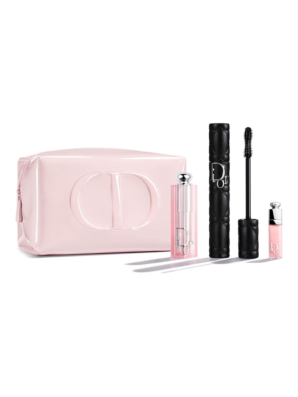 Dior Pink Cosmetic Pouch Lip & Mascara Gift Set EXCLUSIVE $89 Retail